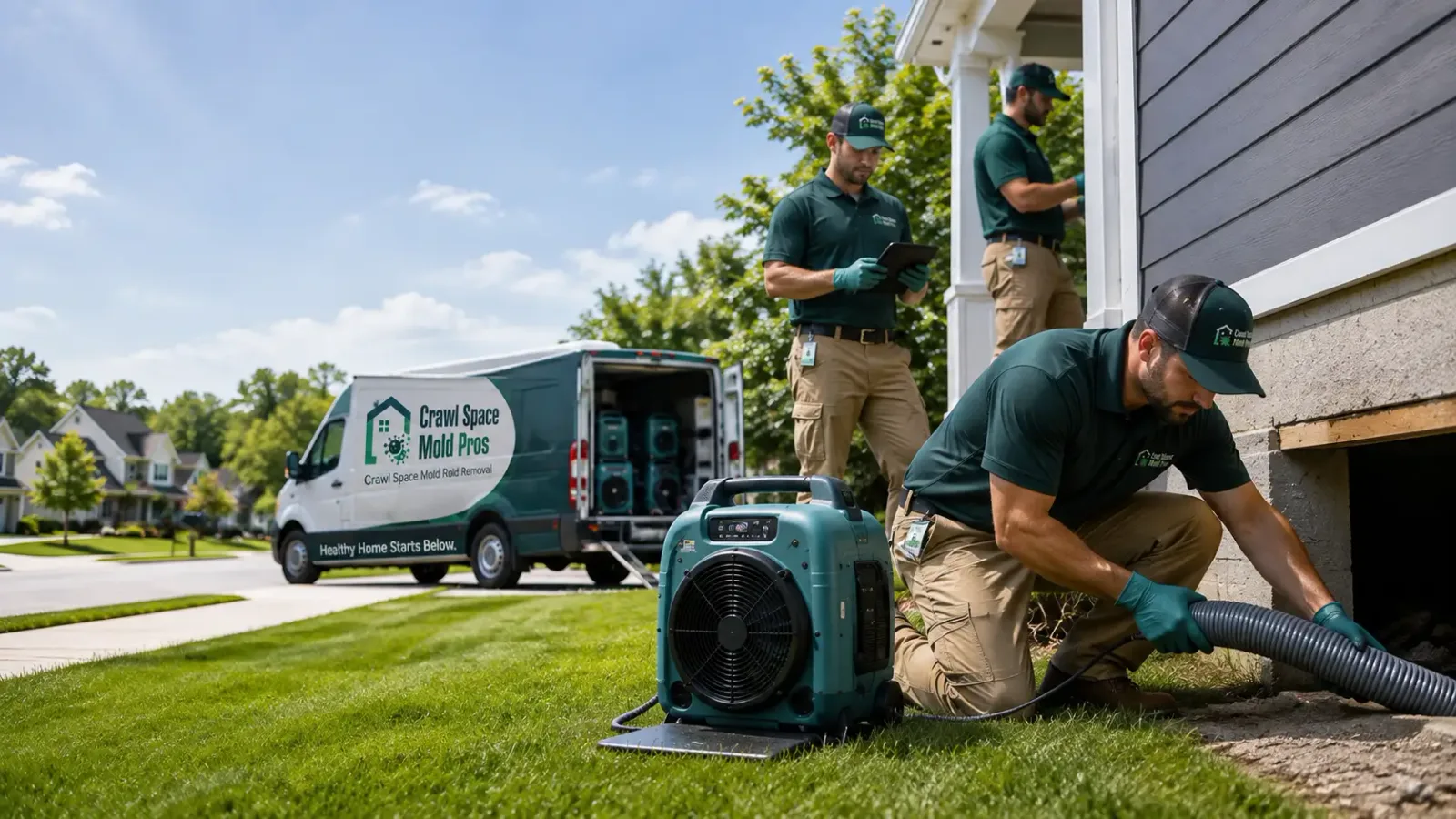 Crawl Space Mold Removal in Andale, KS